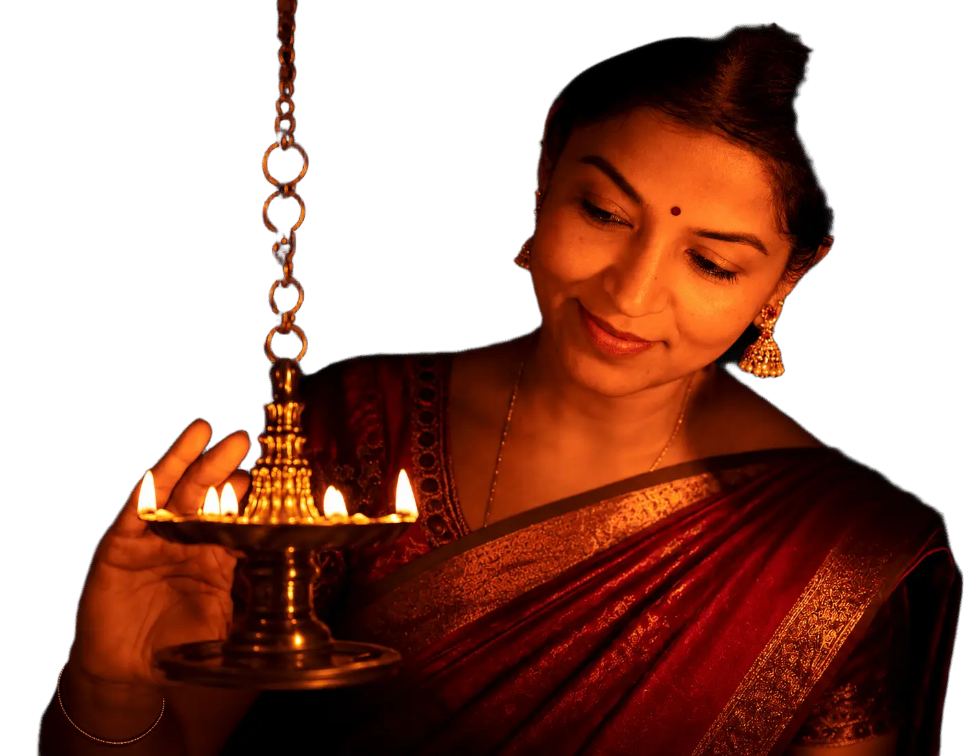 Natyarpana Bharatanatyam dancer in classical pose